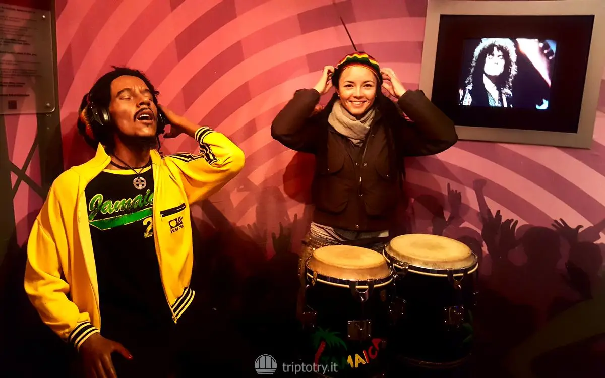 Amsterdam cosa vedere - Divertenti incontri con Bob Marley al Museo delle cere di Madame Tussauds ad Amsterdam