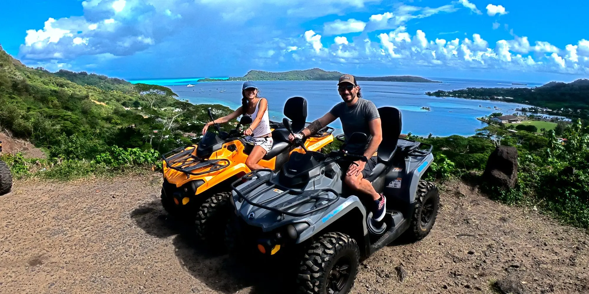 Cose da fare a Bora Bora - Escursione in quad nell'entroterra di Bora Bora in Polinesia Francese