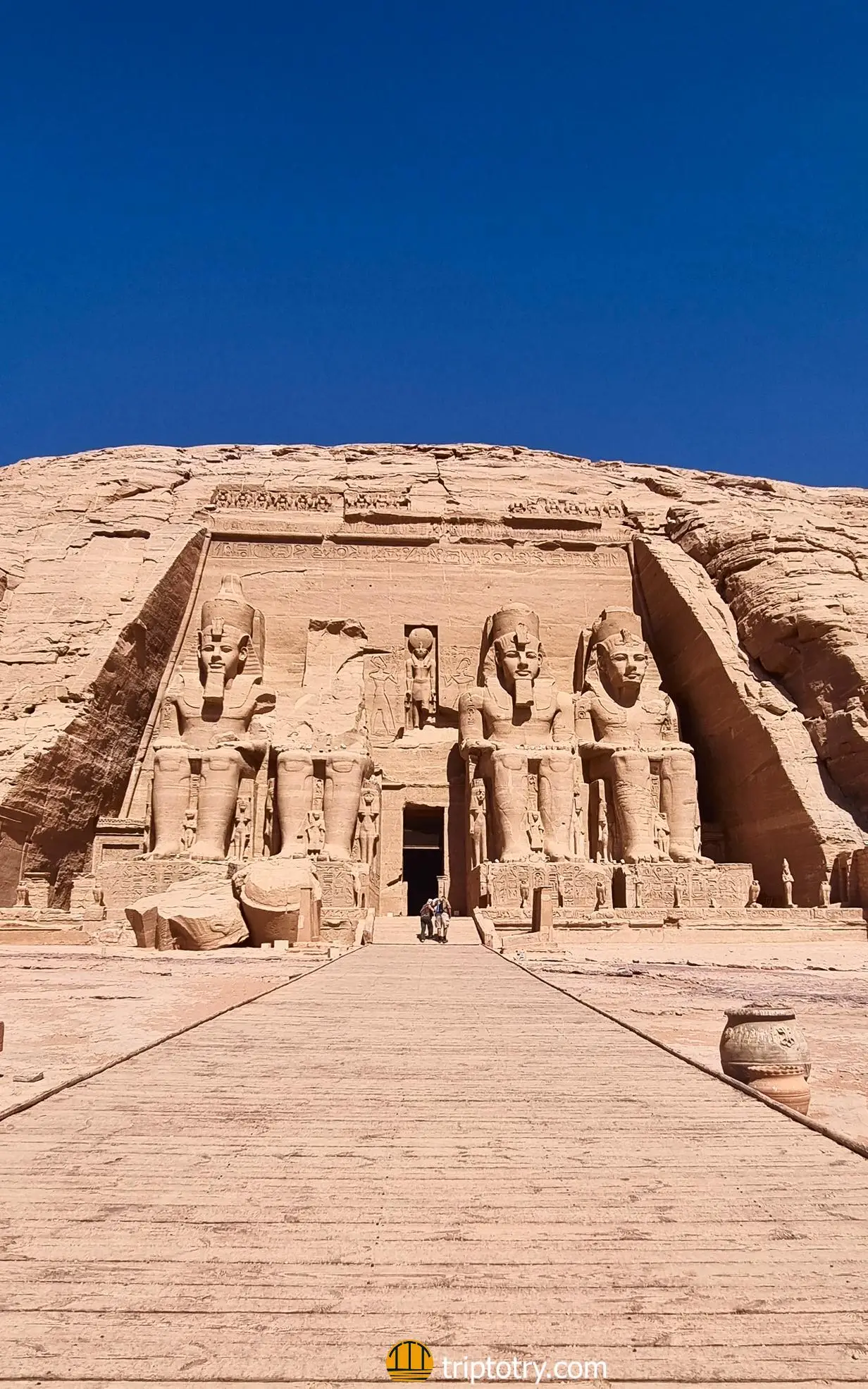 Temple of Ramses II at Abu Simbel in Egypt
