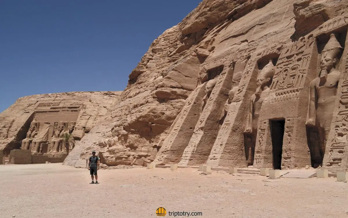 The Temples of Abu Simbel in Egypt