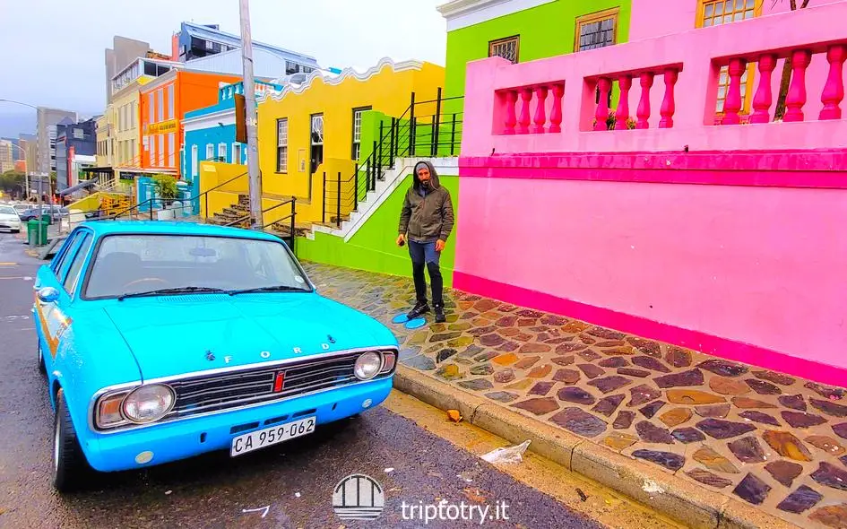 Cose da vedere a Cape Town - Case colorate nel quartiere di Bo Kaap a Cape Town in Sudafrica