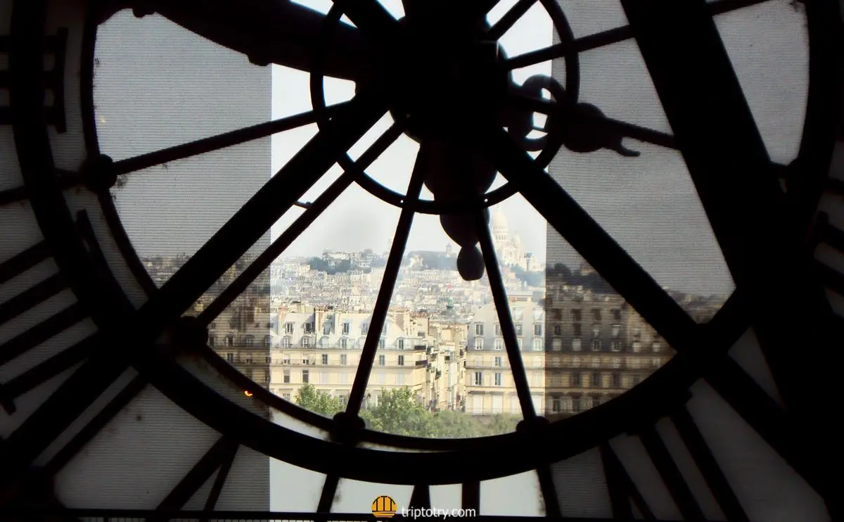 10 cose da vedere parigi - Vista su Parigi dall'orologio del Musée d'Orsay