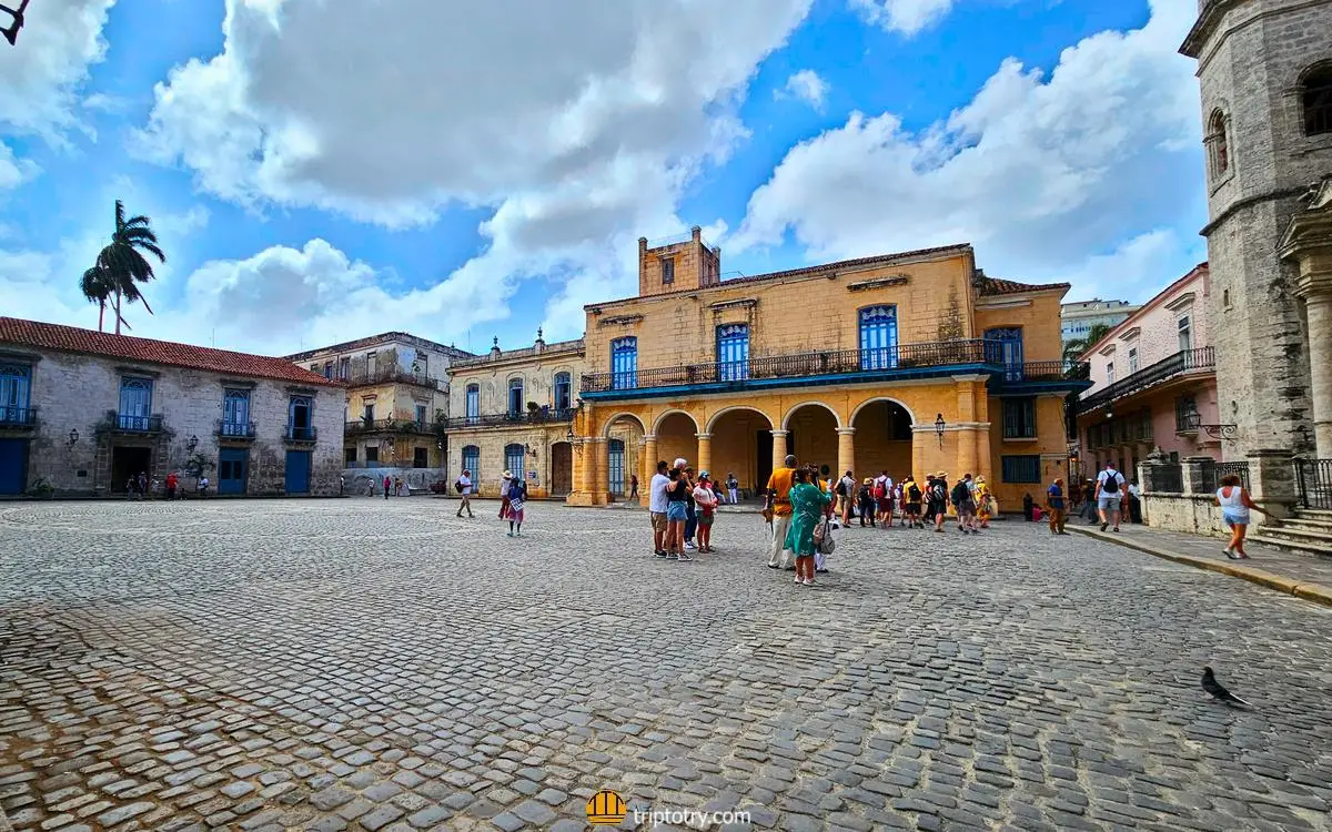 Viaggio a Cuba fai da te: plaza de la cathedral all'Avana