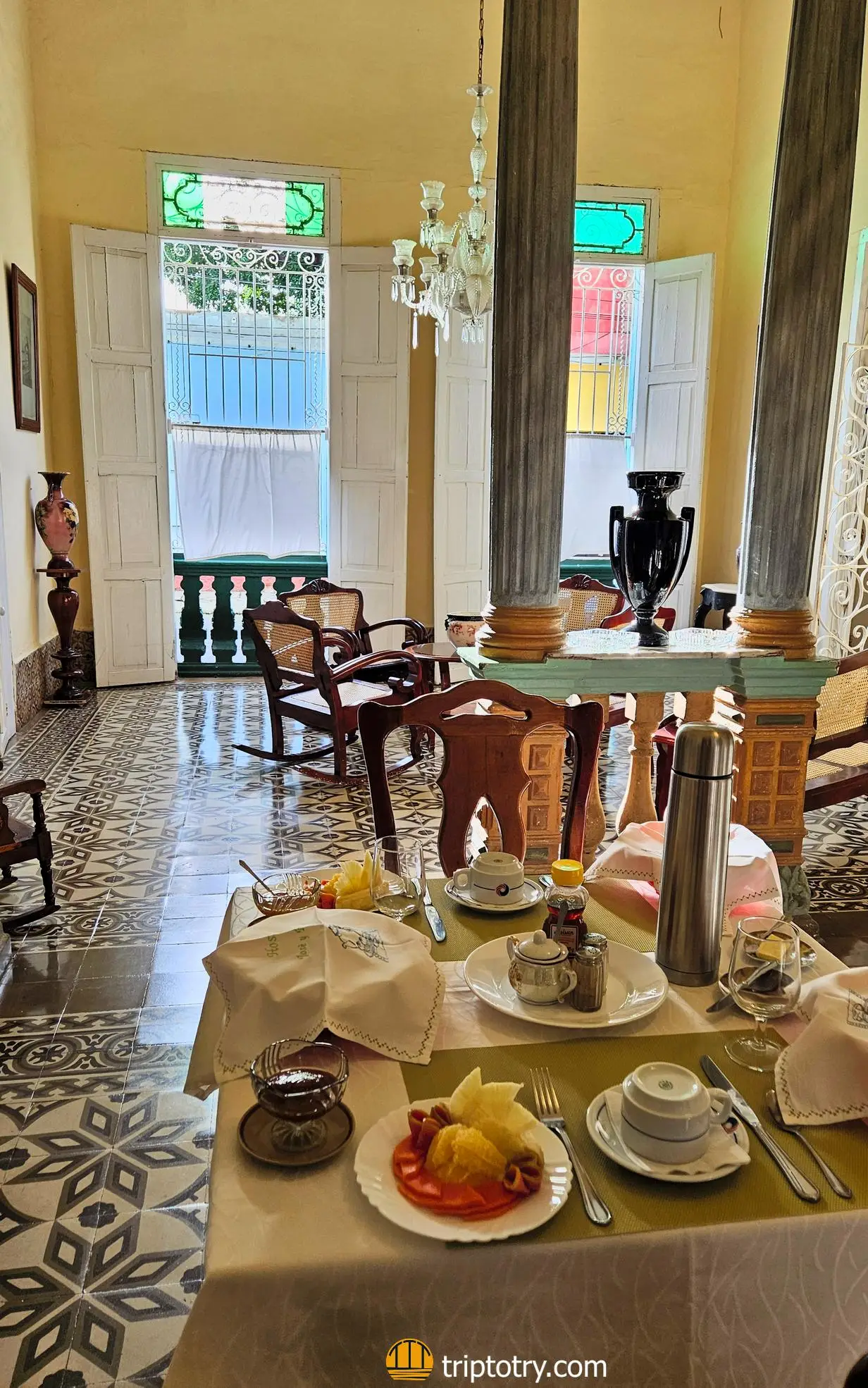 Viaggio a Cuba fai da te: colazione in una casa particular a Cuba