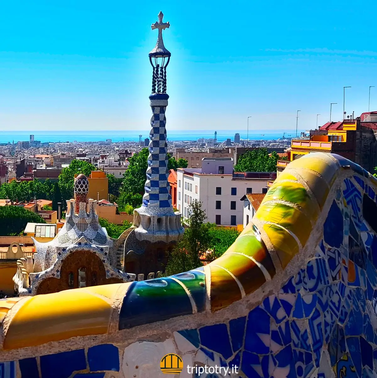 Cose da vedere a Barcellona - Opere di Gaudi a Parc Guell a Barcellona