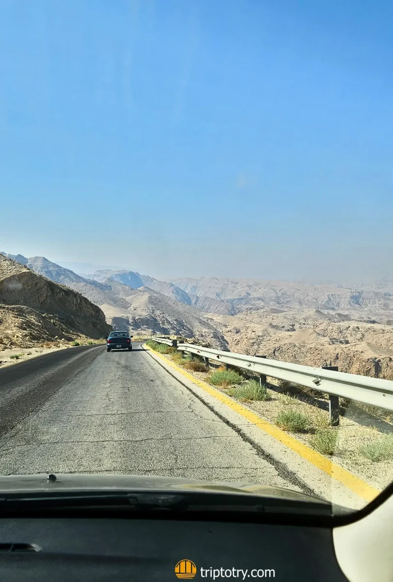 Viaggio in Giordania fai da te - strade della Giordania