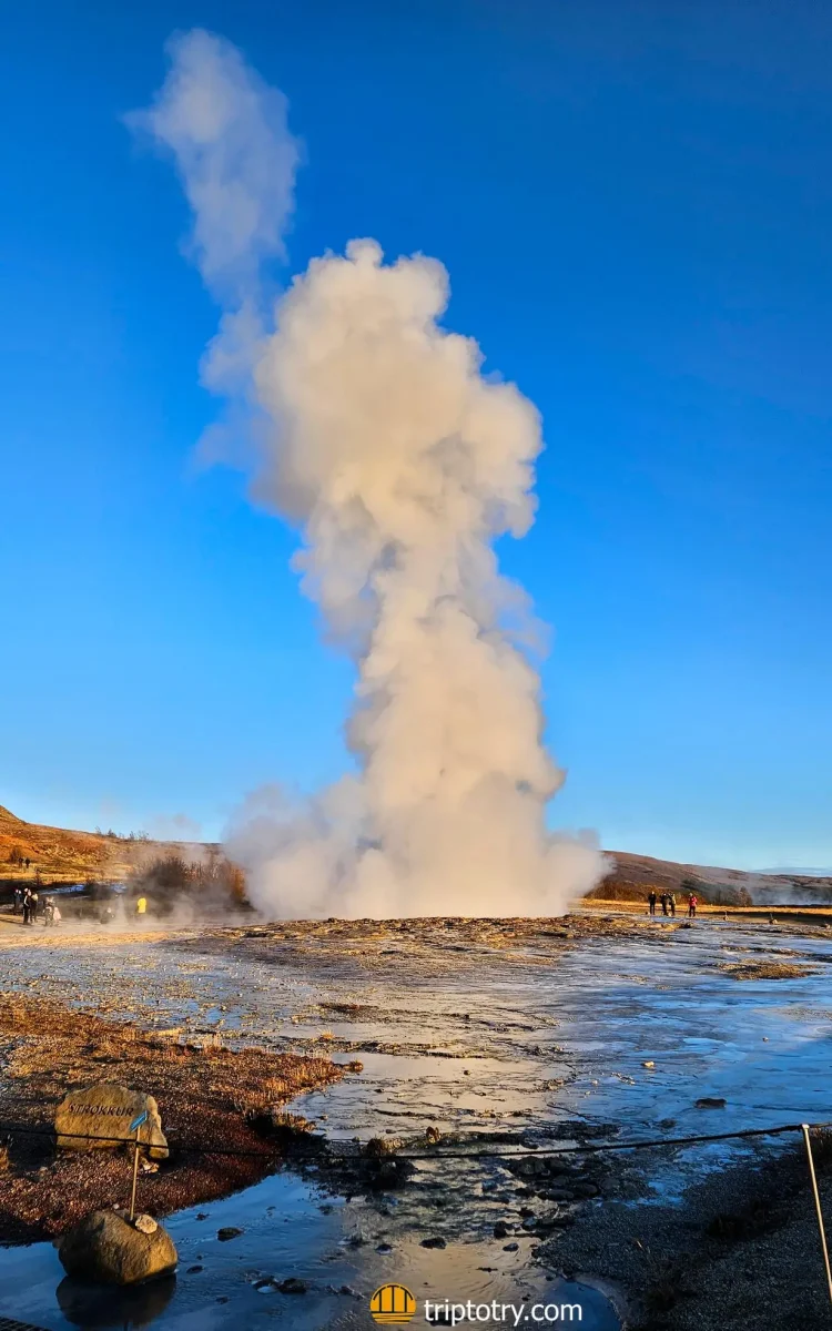 Islanda fai da te: geyser Strokkur