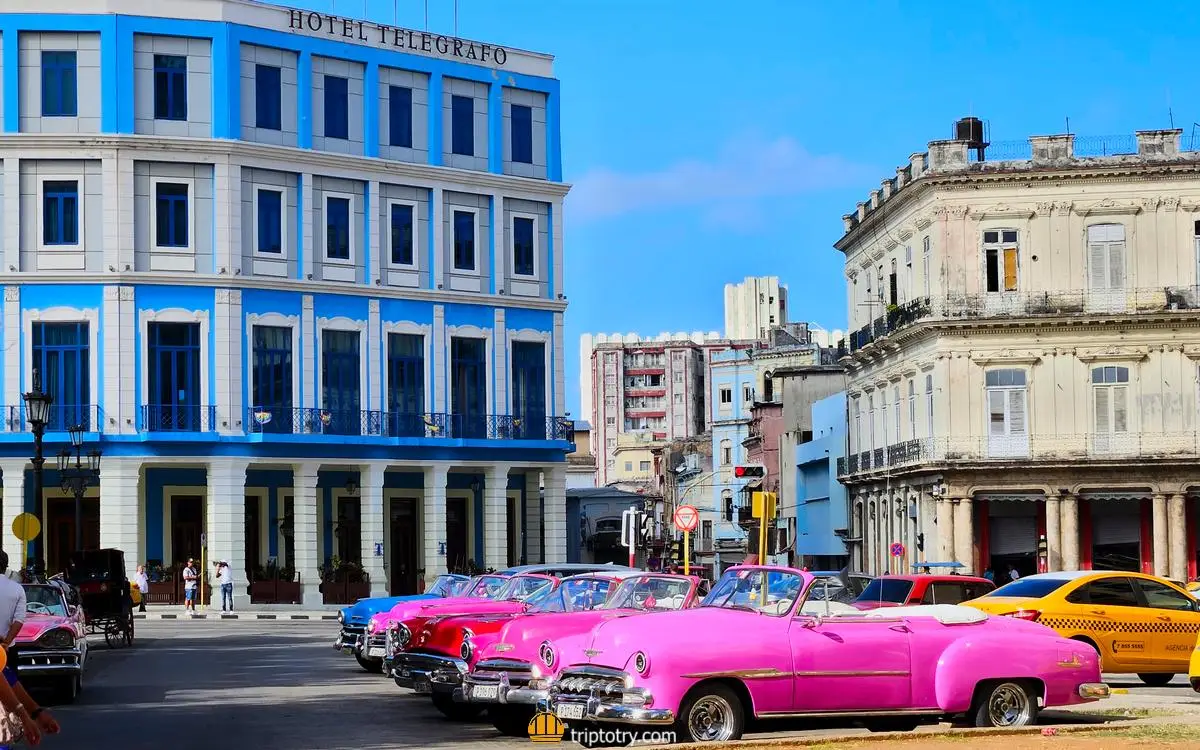 Itinerario di 10 giorni a Cuba: Parque Central e hotel Telegrafo all'Avana