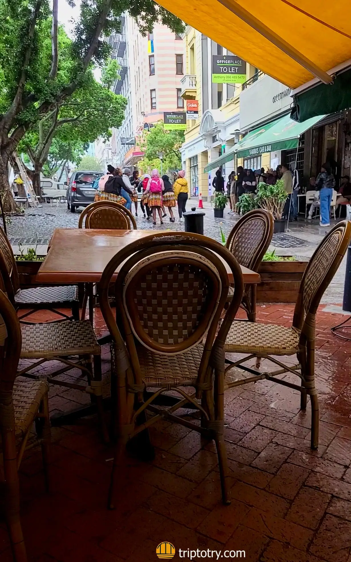 Greenmarket Square in the centre of Cape Town, where our 10-day itinerary in South Africa begins