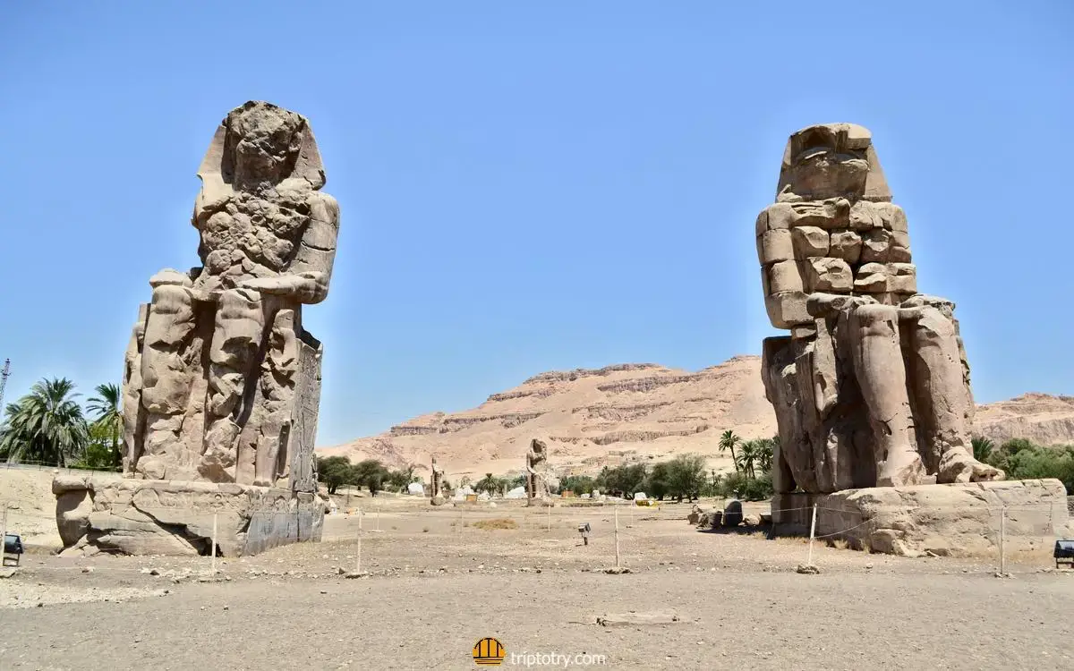 cosa vedere a Luxor in un giorno - Colossi di Memnone