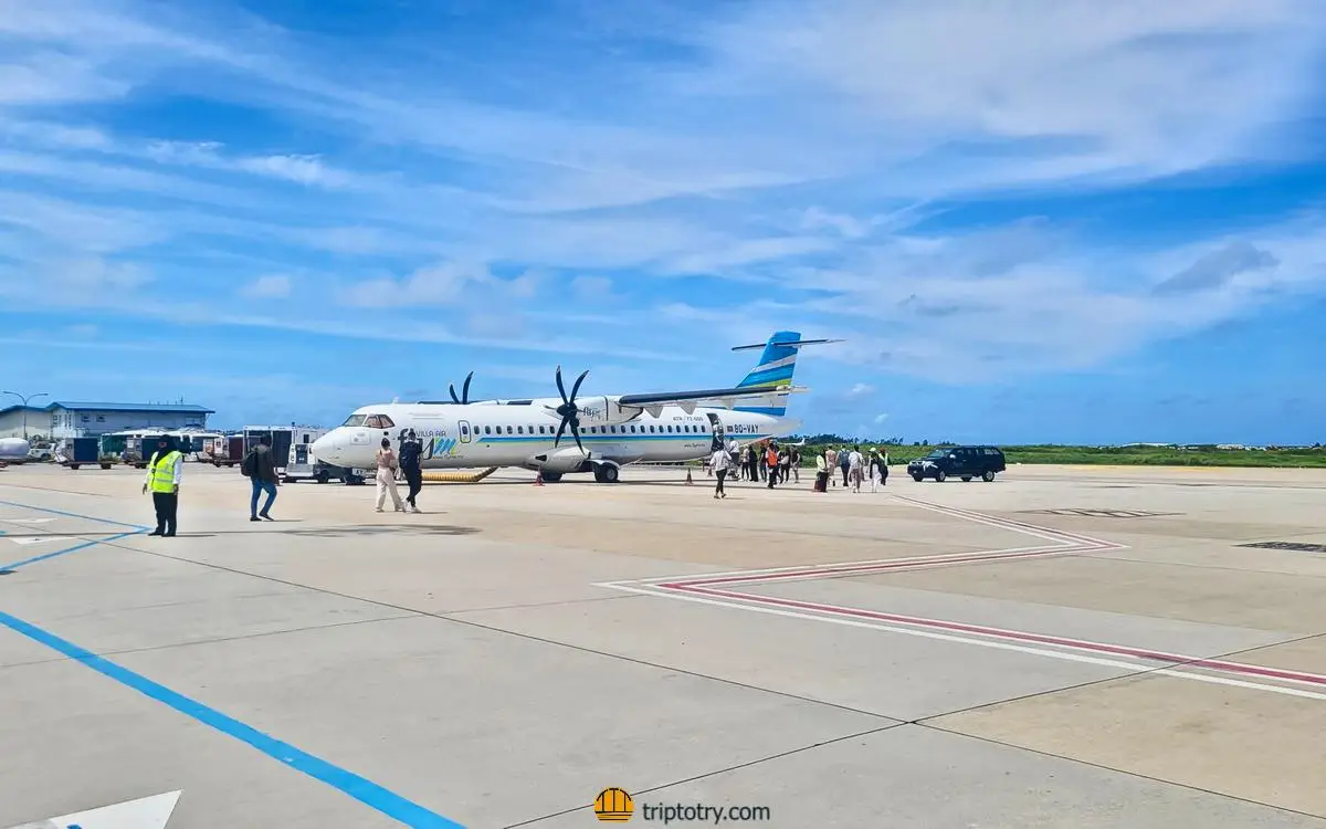 Viaggio alle Maldive fai da te - aereo domestico per i voli interni alle Maldive - Maldives diy travel