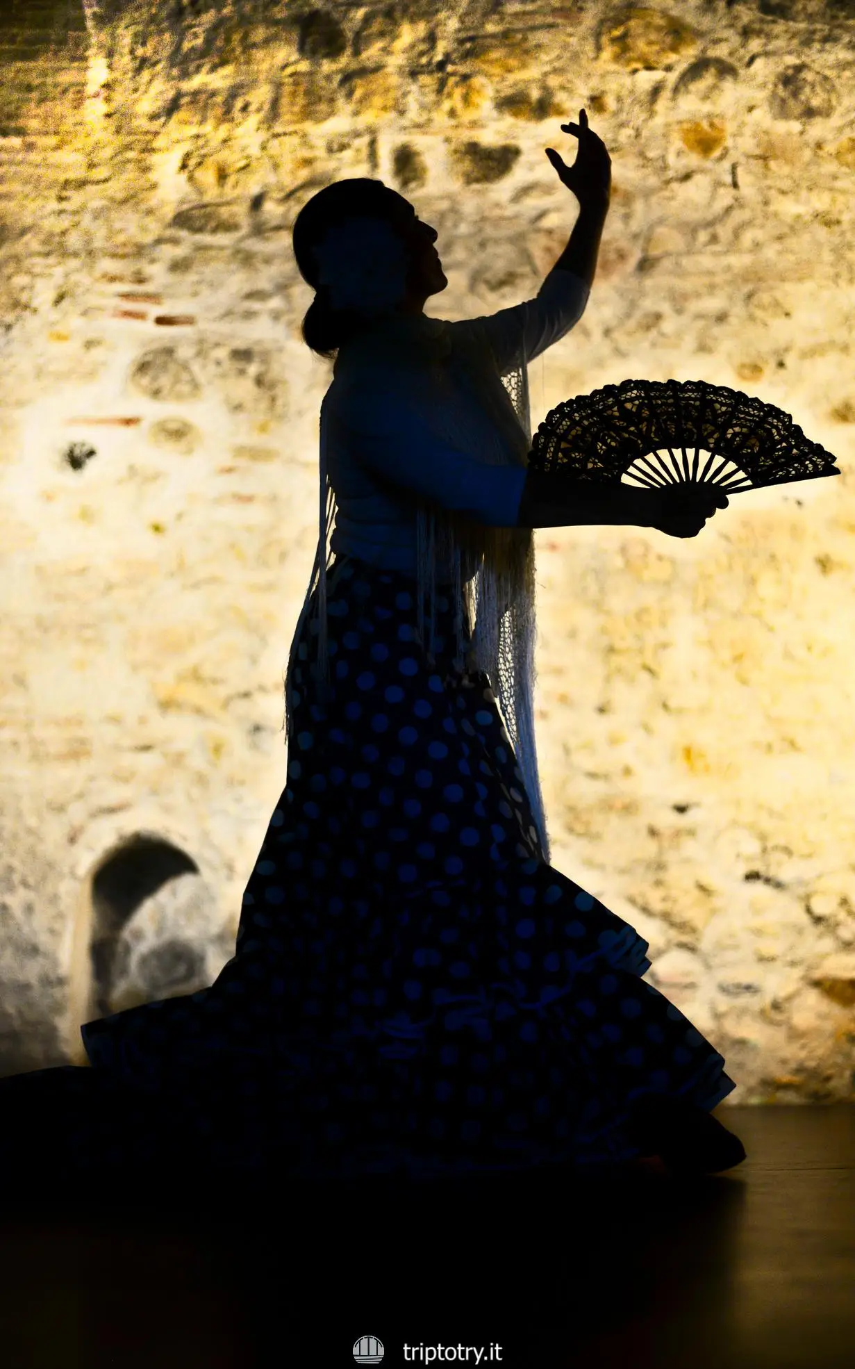 Siviglia quando andare a altre info utili - Ballerina di Flamenco a Siviglia in posa e con un ventaglio