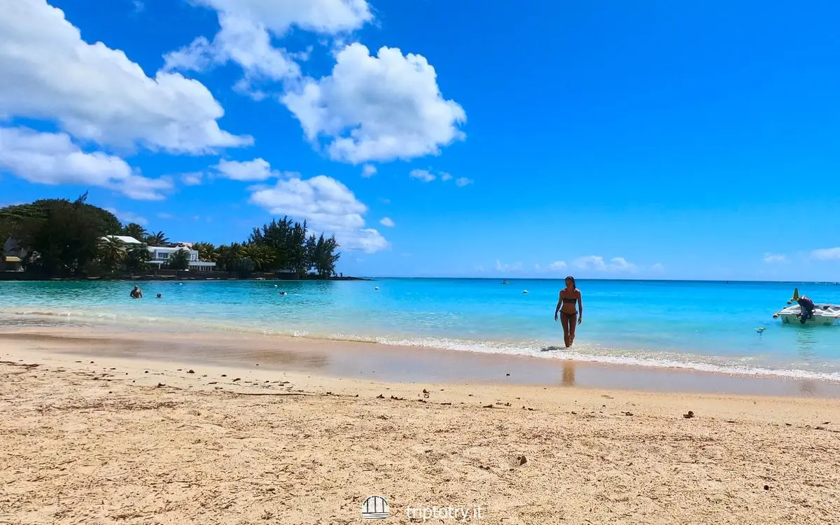 Migliori spiagge Mauritius - Mare azzurro e sabbia bianca alla Spiaggia di Pereybère a Mauritius - Best beaches in Mauritius