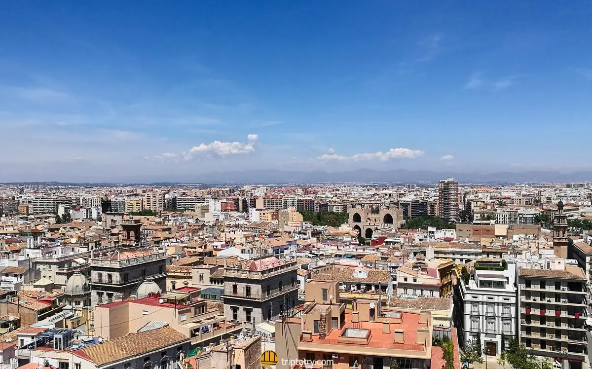 cosa vedere a valencia in 3 giorni - vista dall'alto sulla città di Valencia